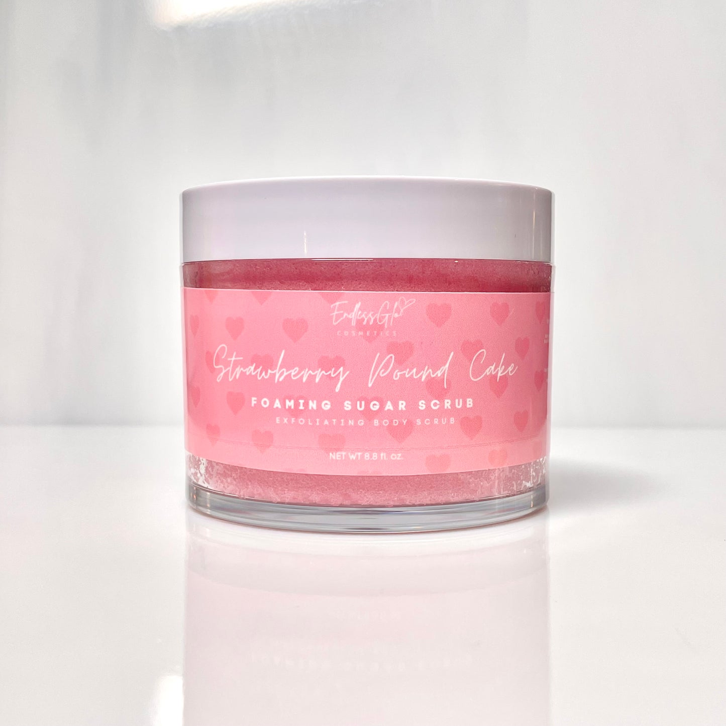 Strawberry Pound Cake Foaming Sugar Scrub
