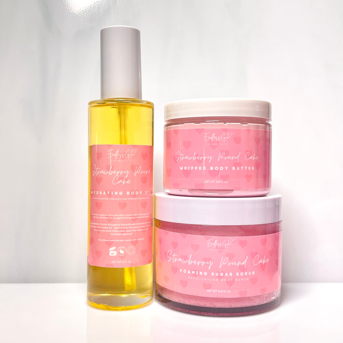 Strawberry Pound Cake Body Bundle
