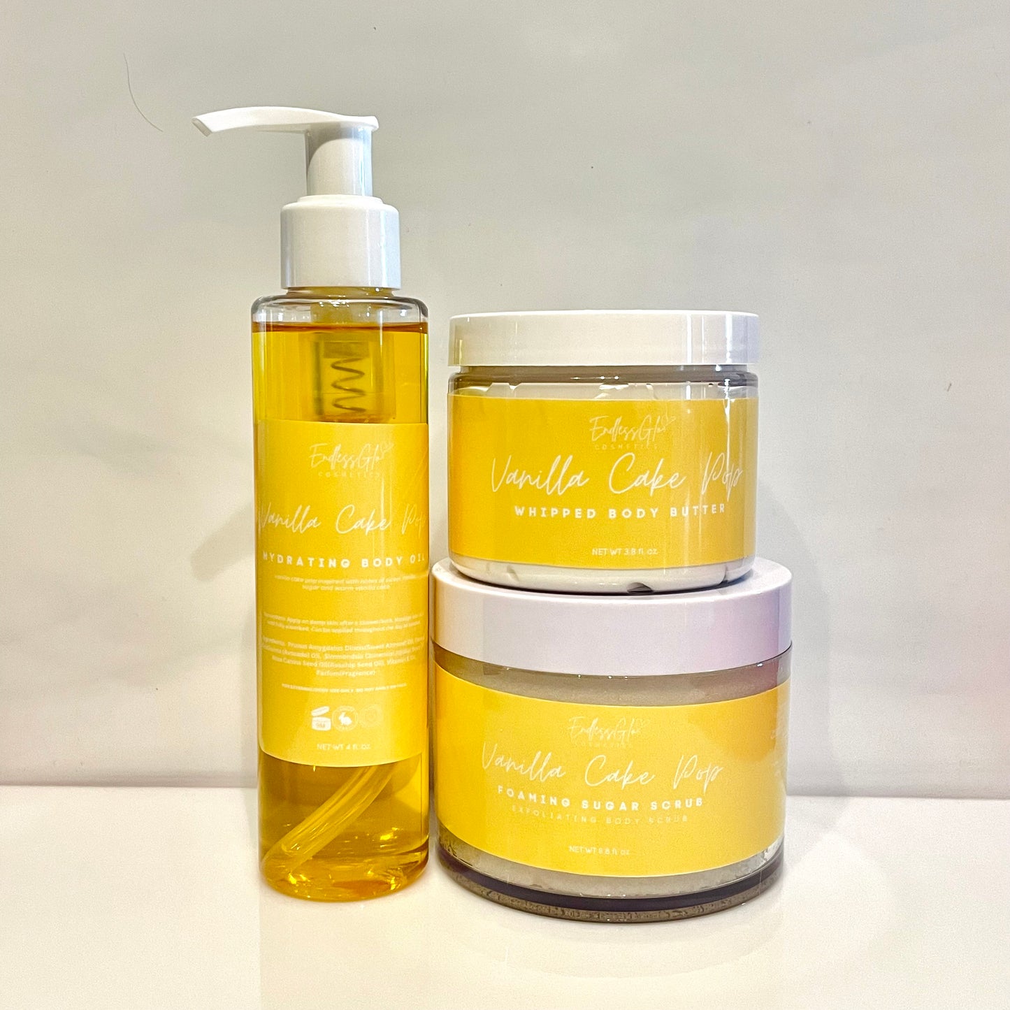 Vanilla Cake Pop Body Bundle