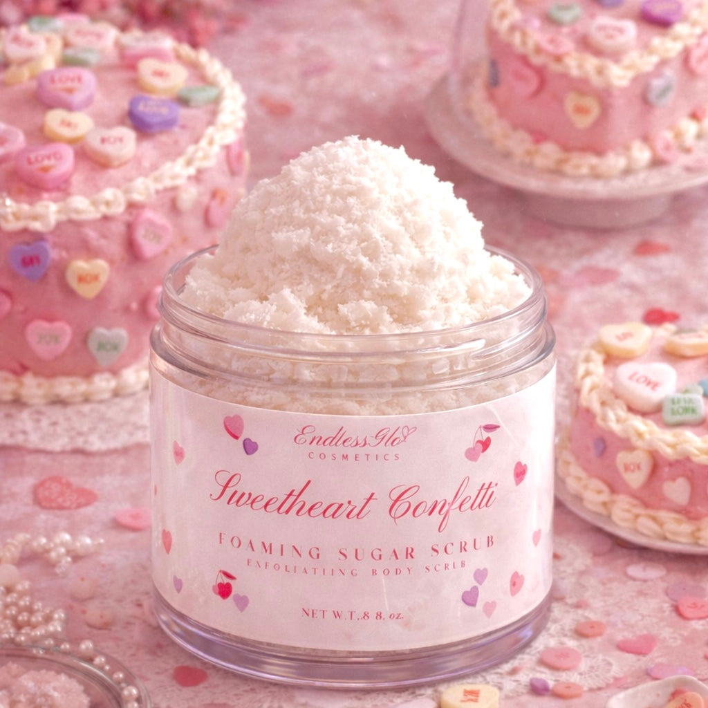 Sweetheart Confetti Foaming Sugar Scrub