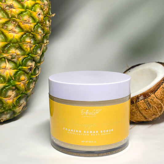 Vanilla Pineapple Margarita Foaming Sugar Scrub