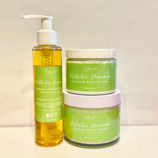 Pistachio Macaron Body Bundle