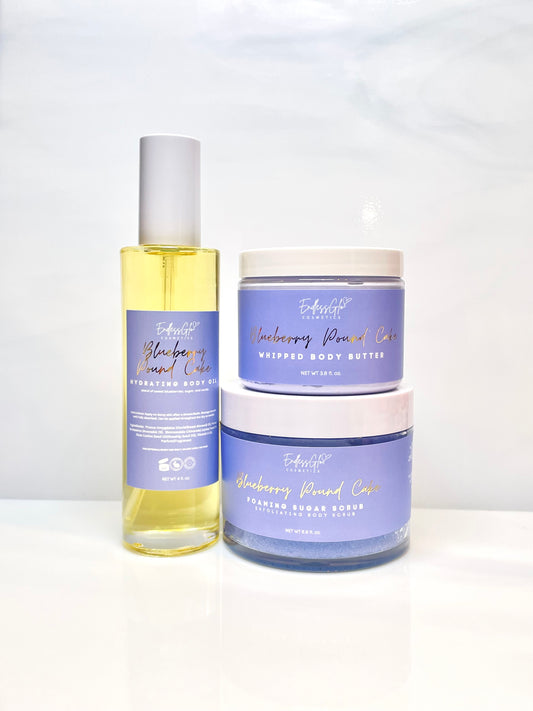 Blueberry Pound Cake Body Bundle