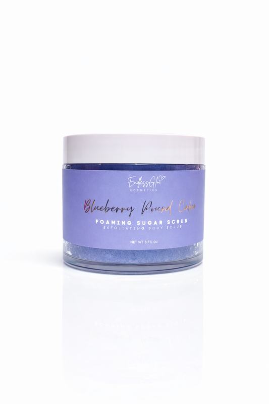 Blueberry Pound Cake Foaming Sugar Scrub