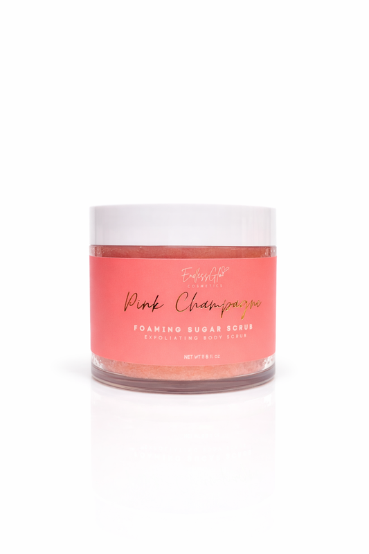Pink Champagne Foaming Sugar Scrub