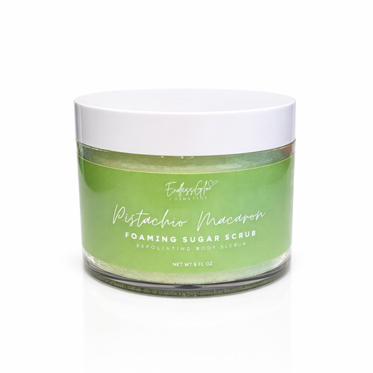 Pistachio Macaron Foaming Sugar Scrub