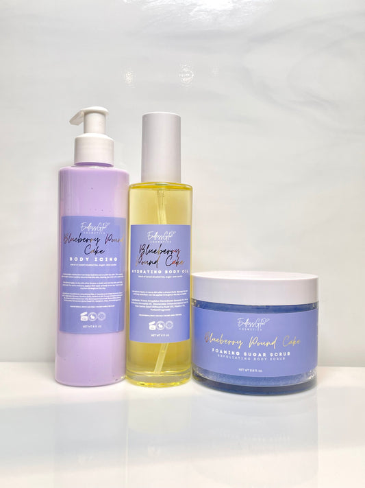 Blueberry Pound Cake Body Bundle